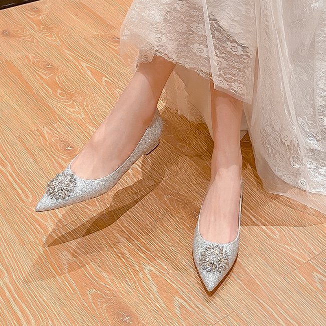 Ballet Flats in Silver #88211591176