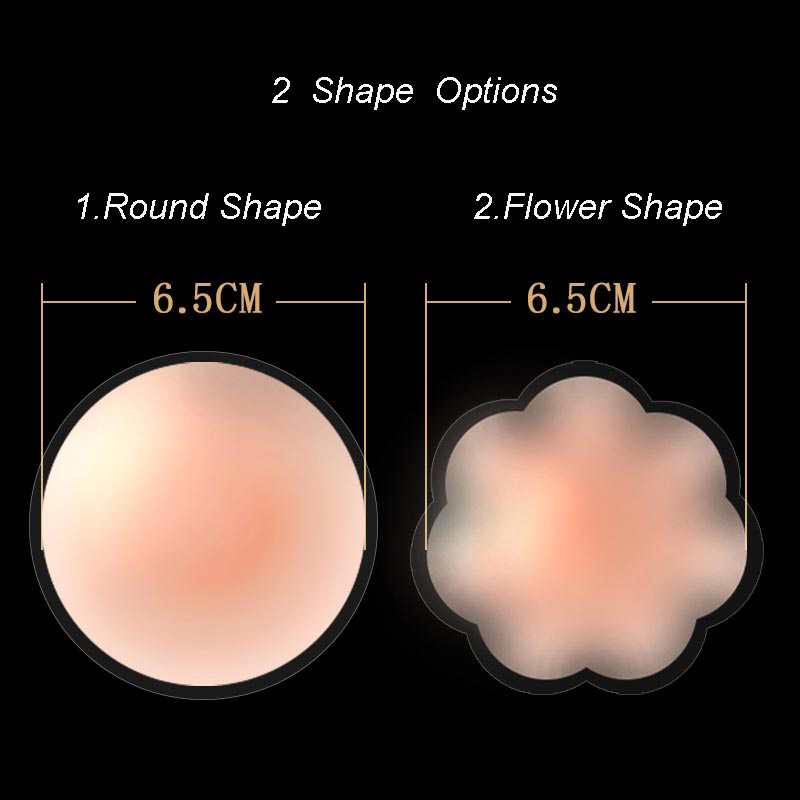 3 Pairs Sexy Reusable Silicone Bra Nipple Cover 8464552086#