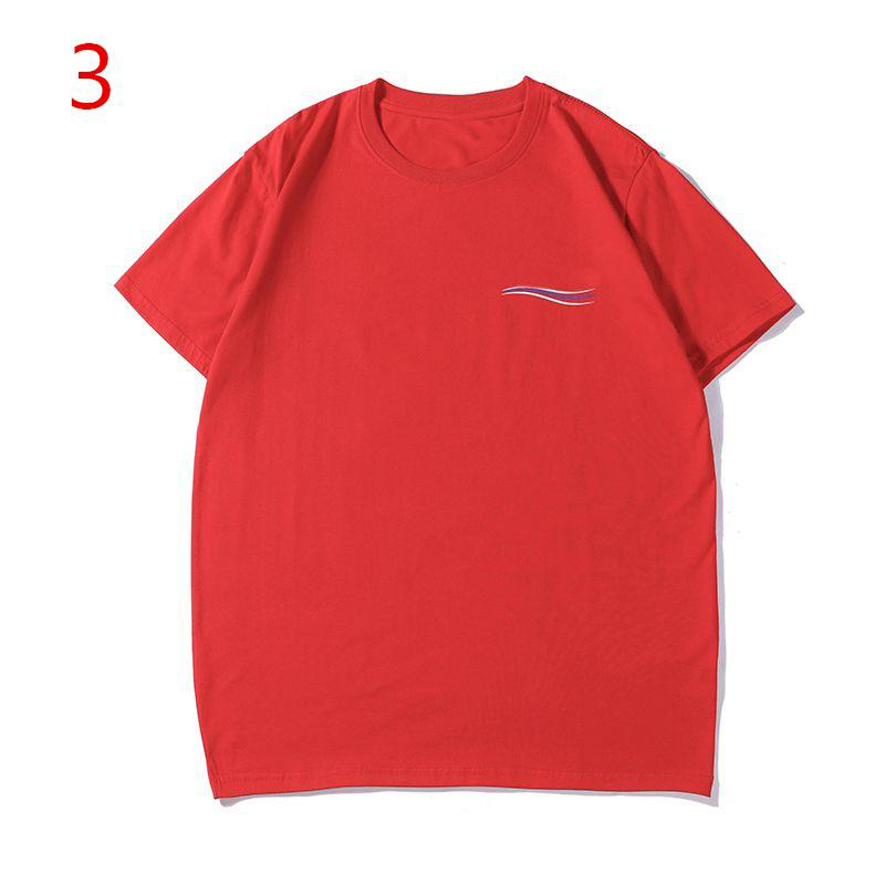 New 19SS Luxury Mens Designer T Shirt High Quality Men Women Couples Casual Short Sleeve Mens Round Neck Tees 5 Colors 8513450593#