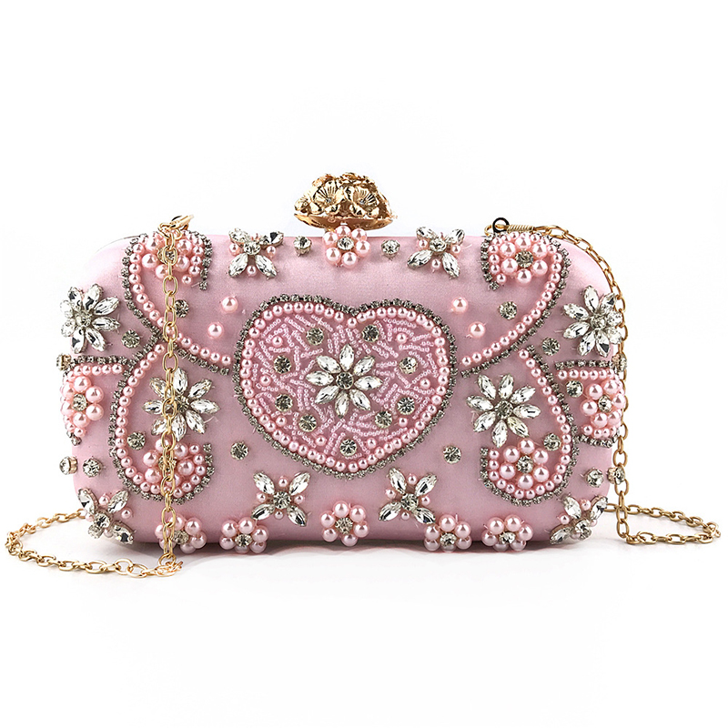 Adorable Evening Party Clutch in Pink #88211591140