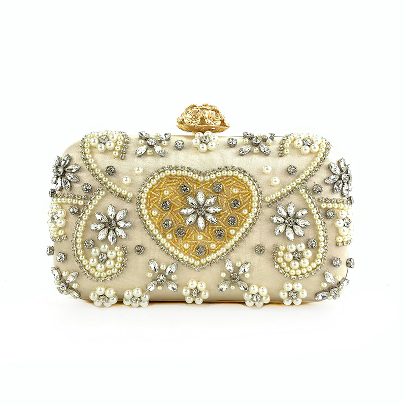 3 Colors High Quality Embroidered Clutches #88211591142