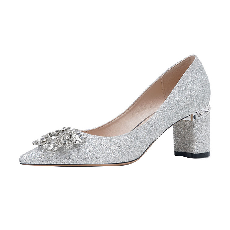Sparkly Rhinestone Bridal Wedding Heels #88211591177