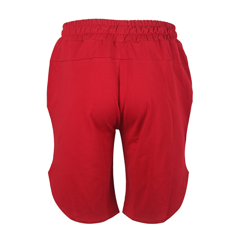 Solid Drawstring Sporty Half Pants for Men 88211592243#