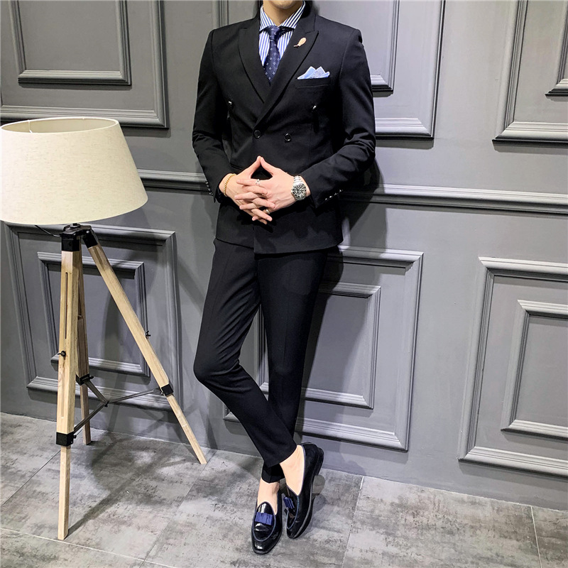 3 Pieces Slim Fit Men's Suits Wedding Suits 88211592270# Shop Good ...