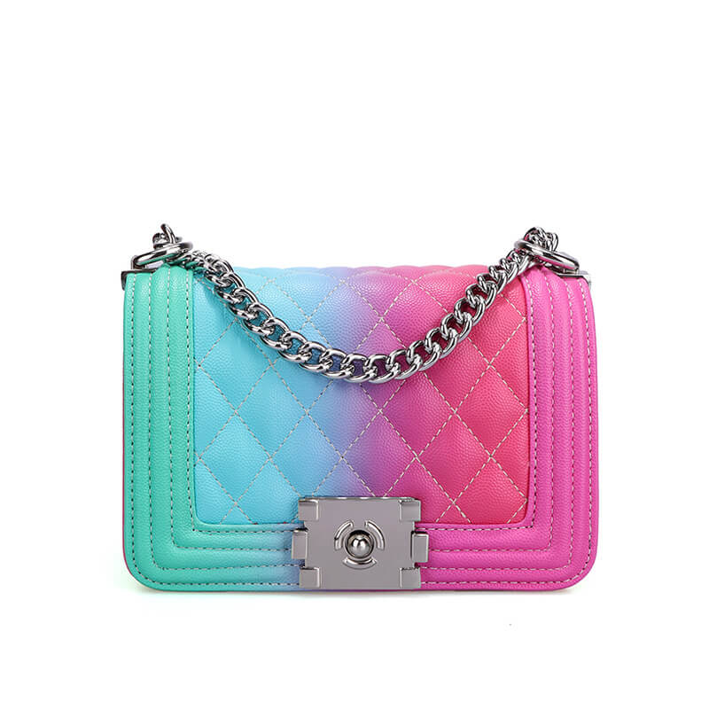 Contrast Color Satchel Bag Gift for her 88211592399#