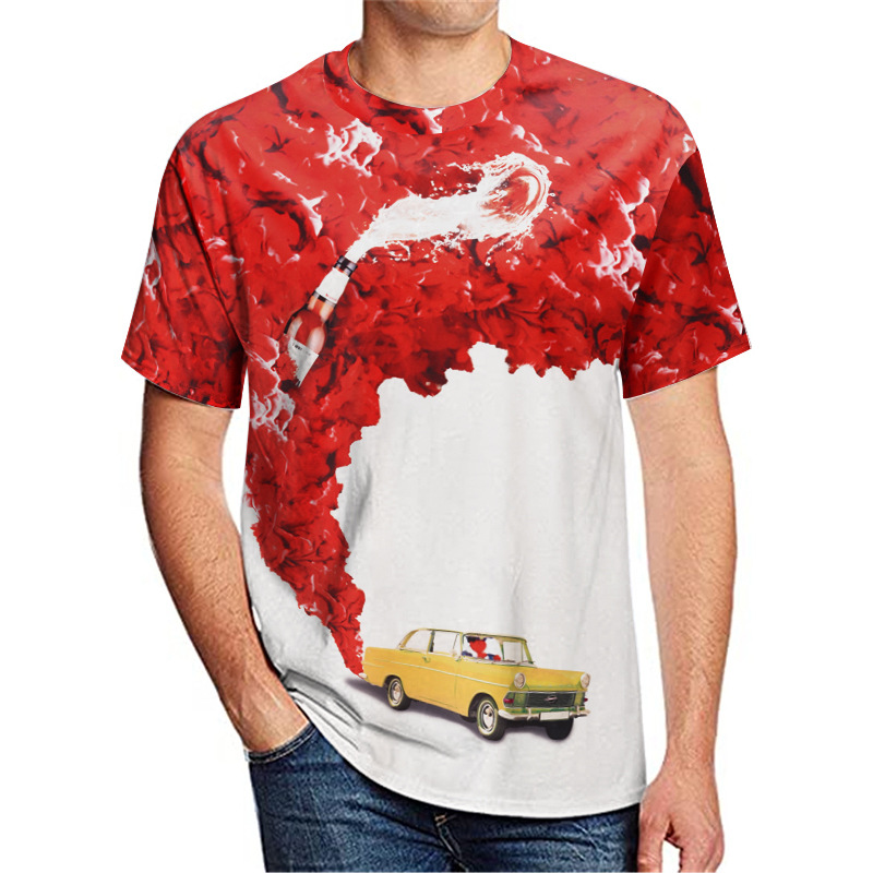 Men's 3D Graphic Print Shirt 88211592518#