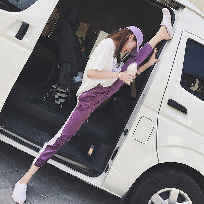 Sweats Girls Can Do Anything Light Purple Pants 8888850594#